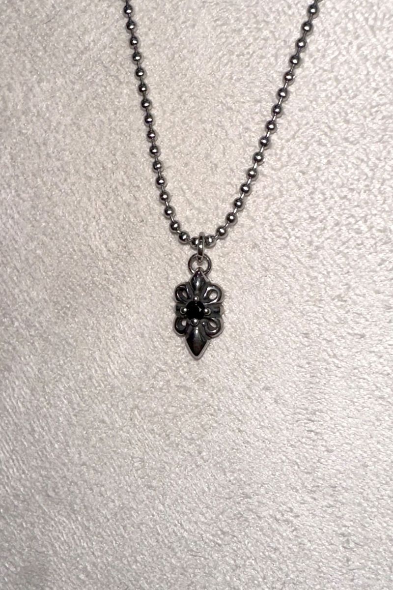 Ball chain] antique cubic necklace