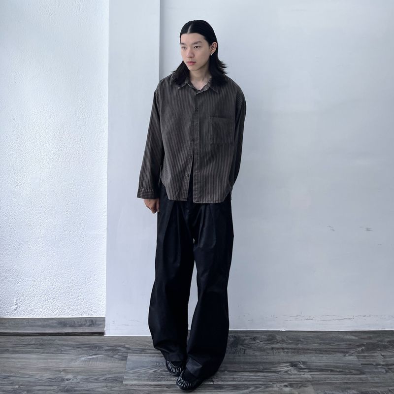 Vintage Vertical Stripe Shirt