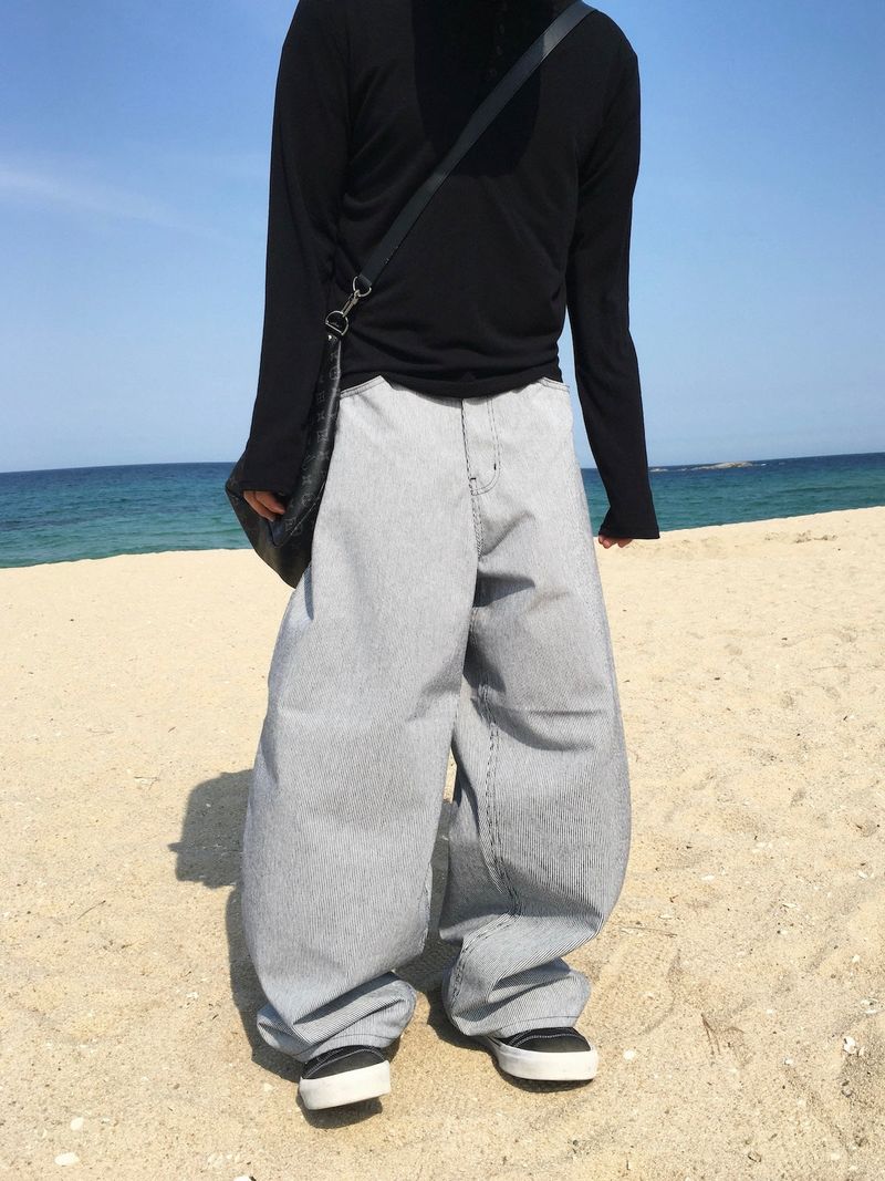 Jay Stripe Carpenter Pants 2C