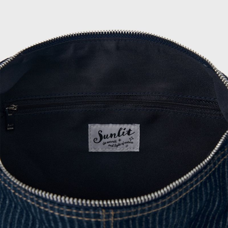 Denim Hobo Bag (Blue)