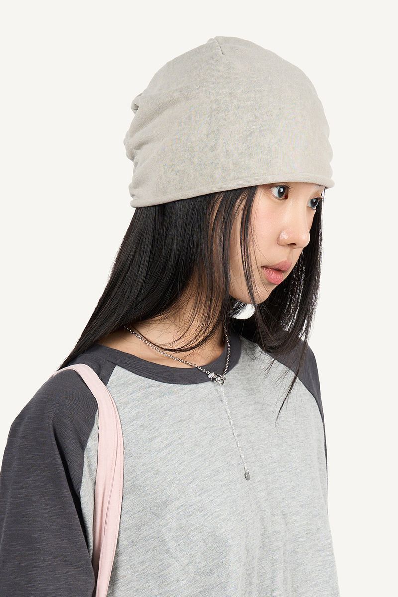 Shirred Cotton Beanie