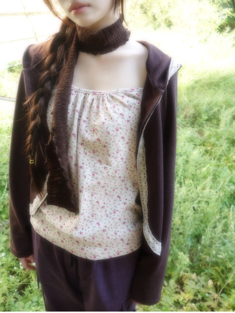 inner layer hood zip-up