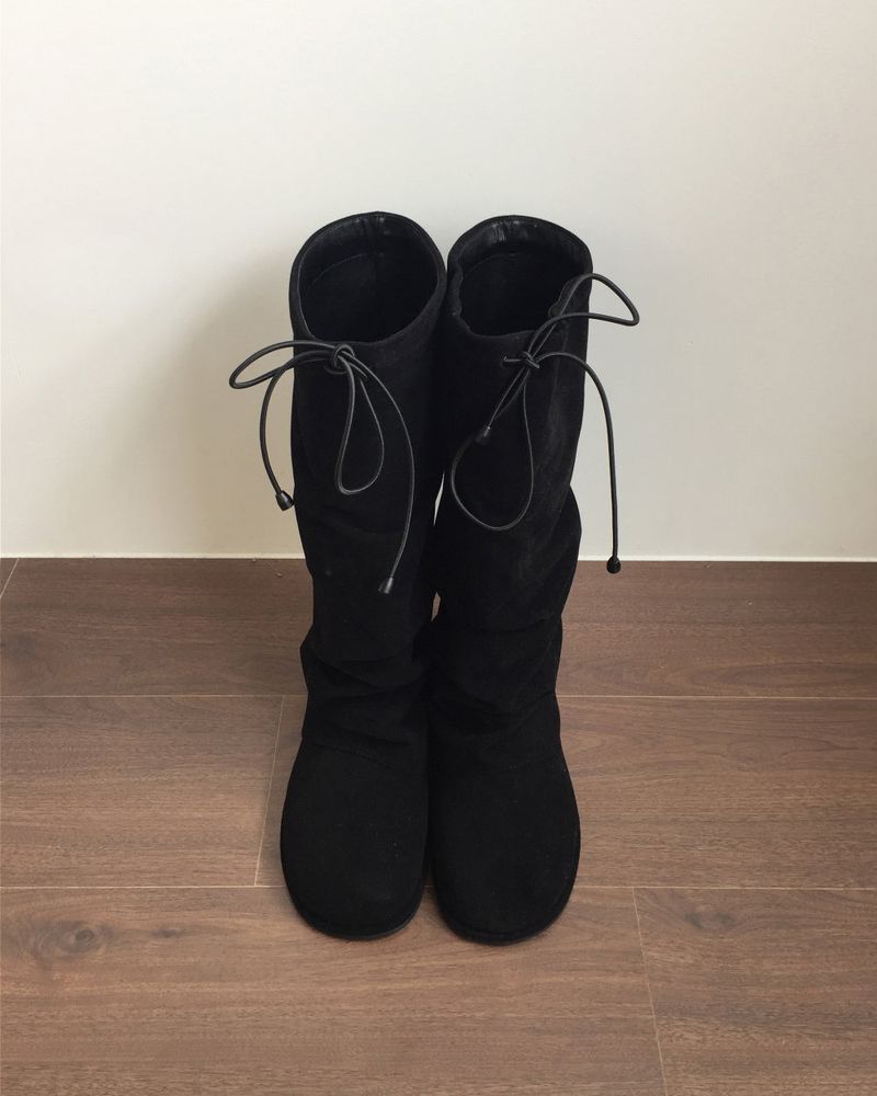 Nutty Suede Long Boots(1color)