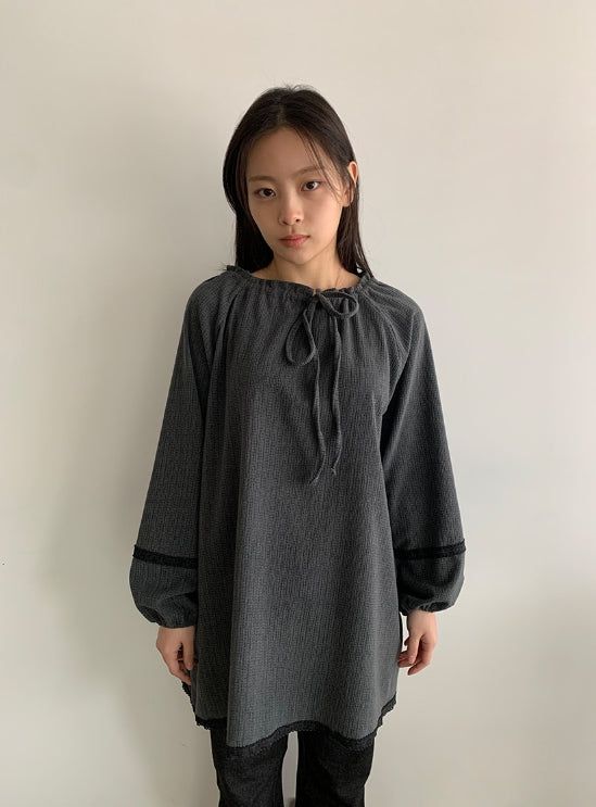 BAON（バオン）の「Pimola Ribbon Layered Lace One Piece（Dresses）」