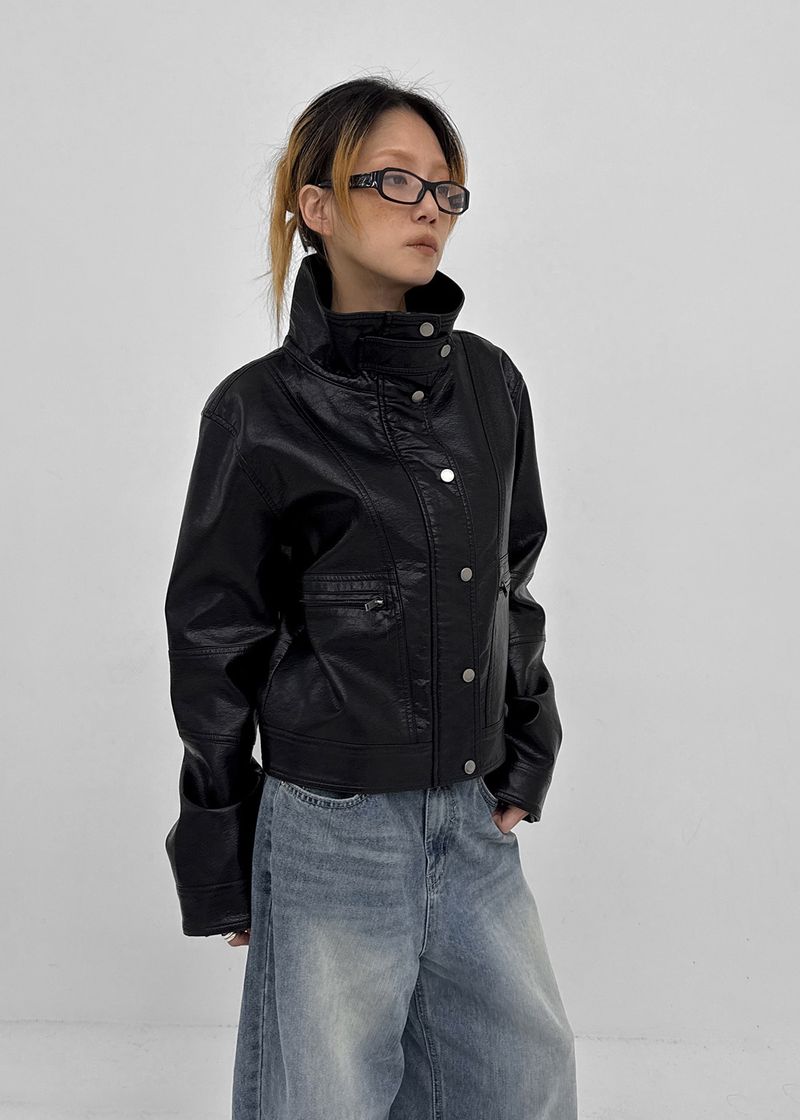 [MADE] Dane Leather Jacket