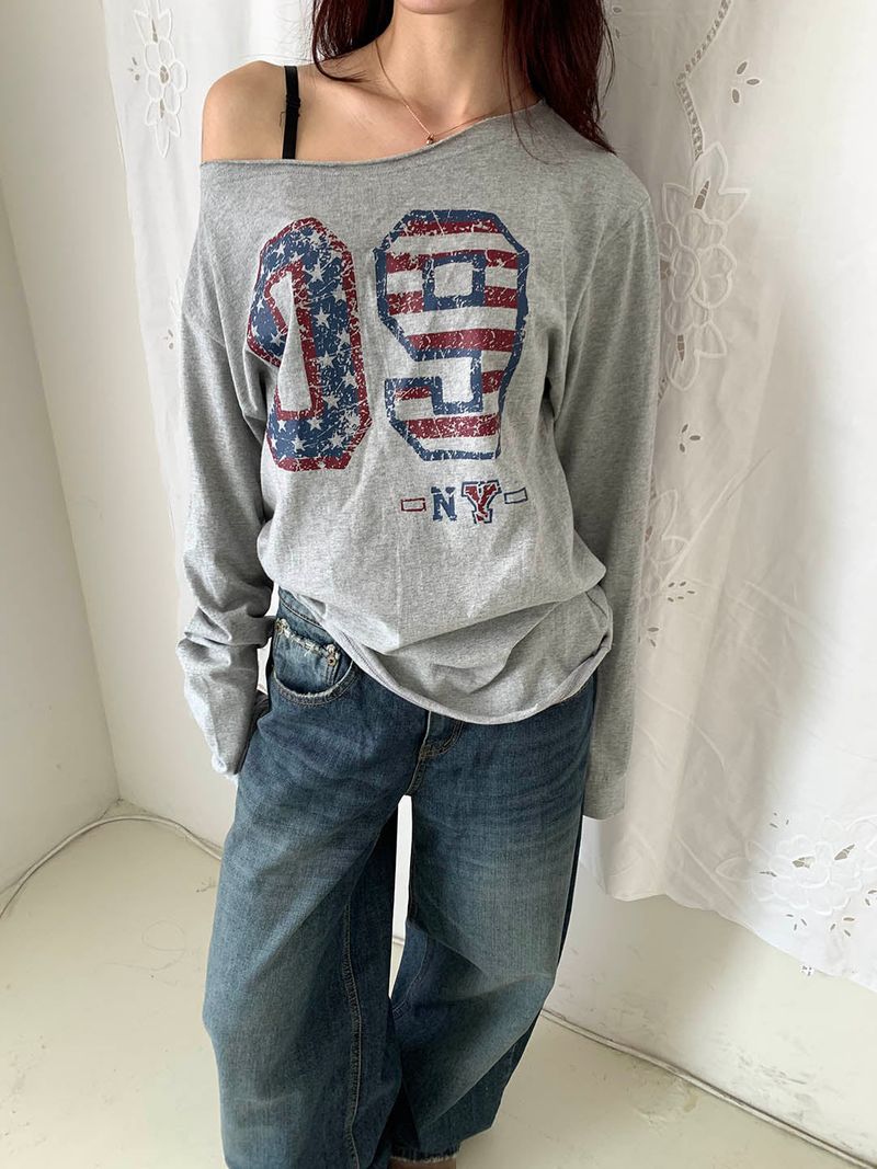 MUZESEOUL(ミューズソウル)の「Vintage lettering overfit t-shirts(3color)(Tops)」
