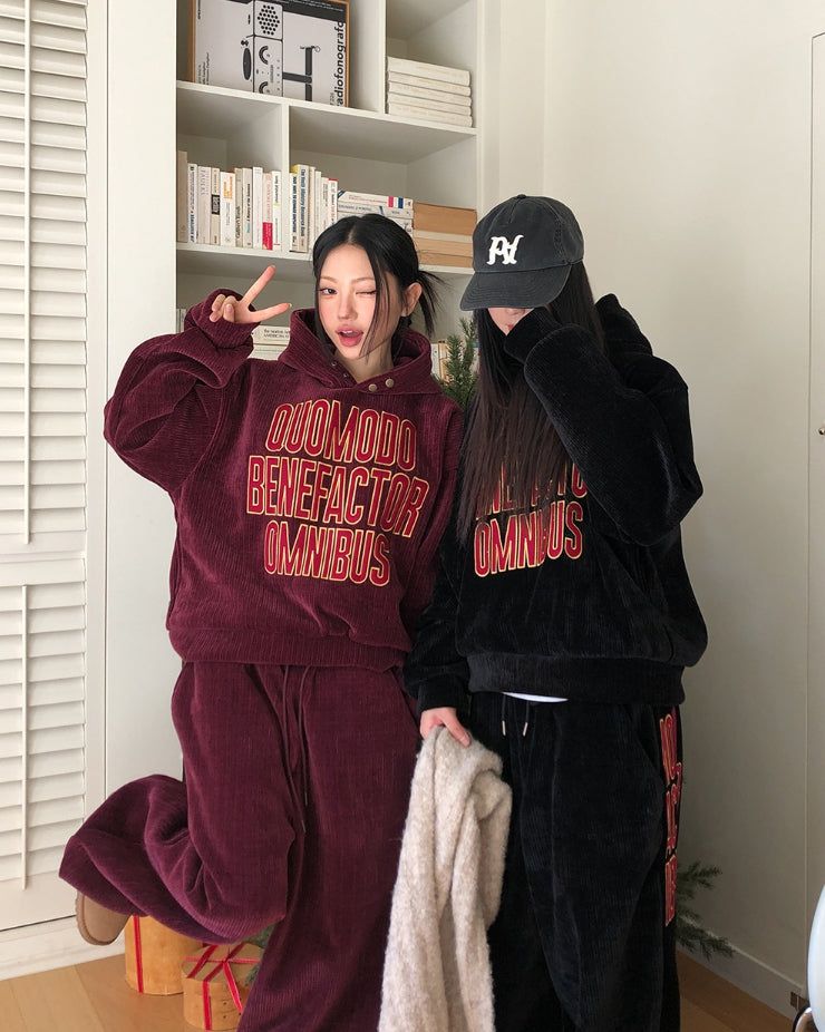 [Mink Fur] ロッテリーベルベットコーデュロイパンツ
