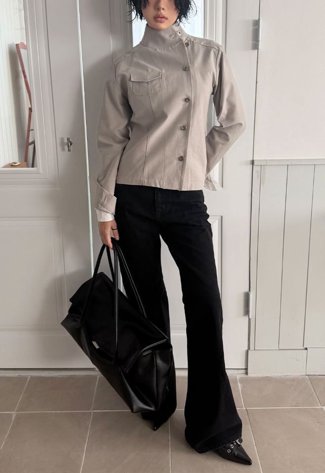 UNBAL HIGH-NECK JACKET