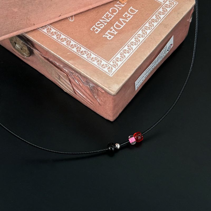 Leather Choker.(5color)