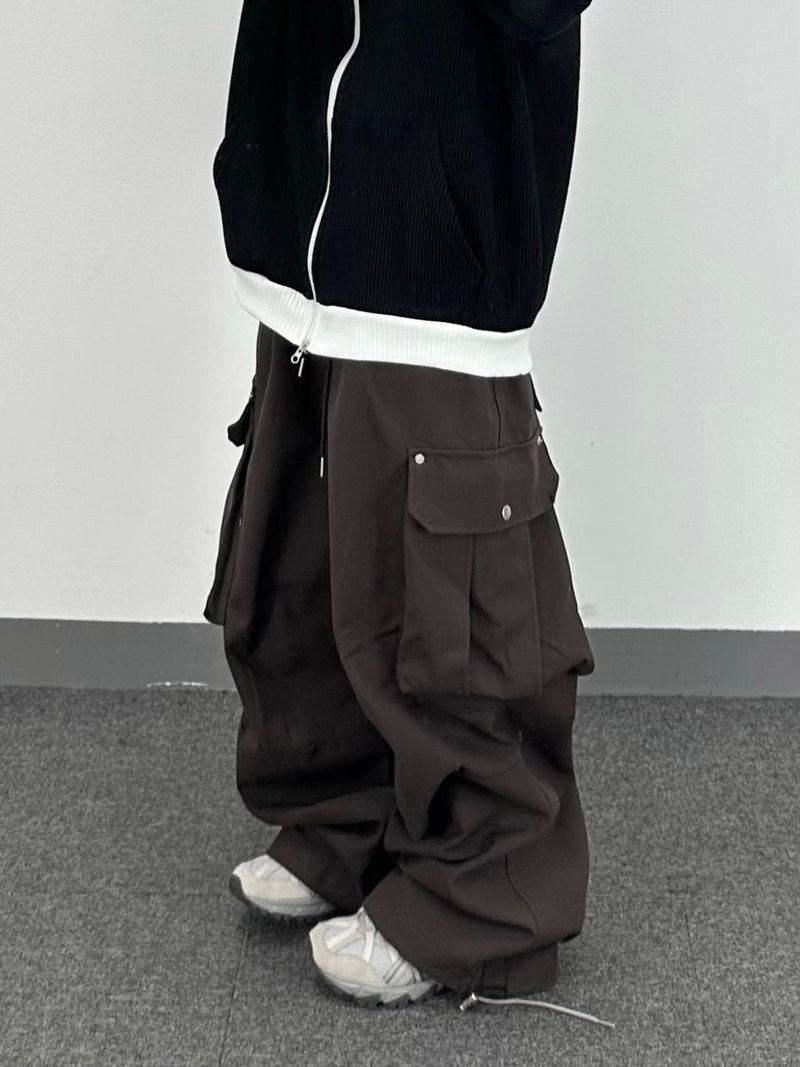 dart cotton cargo pants