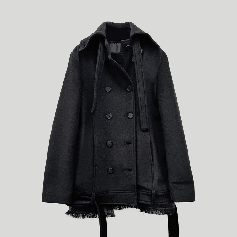 HIGH-NECK DOUBLE COAT