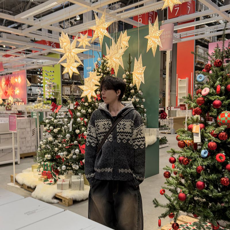 Fiora nordic knit cardigan