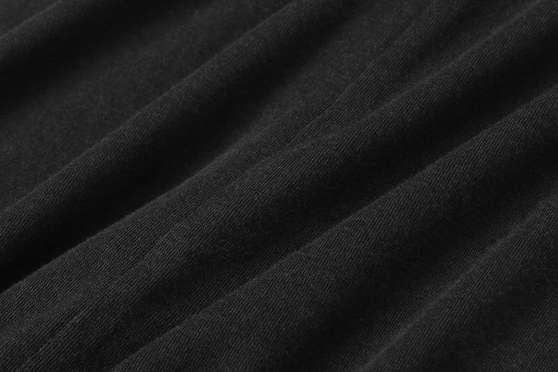Basic open tee - black