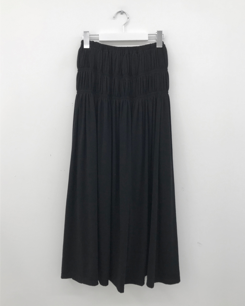 Sor Shirred Long Skirt (4color)