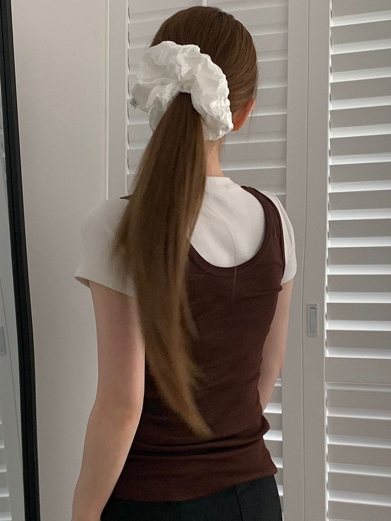Satin big scrunchies(3color)