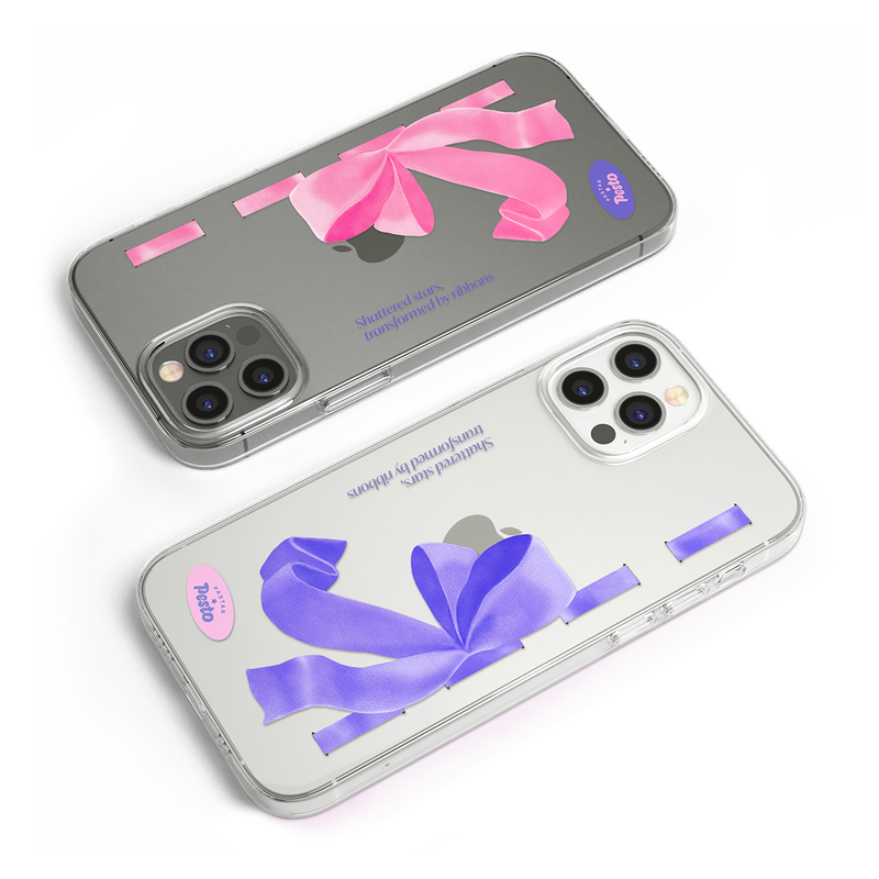 Pastar Pesto(パスターぺスト)の「【MADE】Ribbon Jelly hard Phone case (2 color)(Smartphone Accessories)」