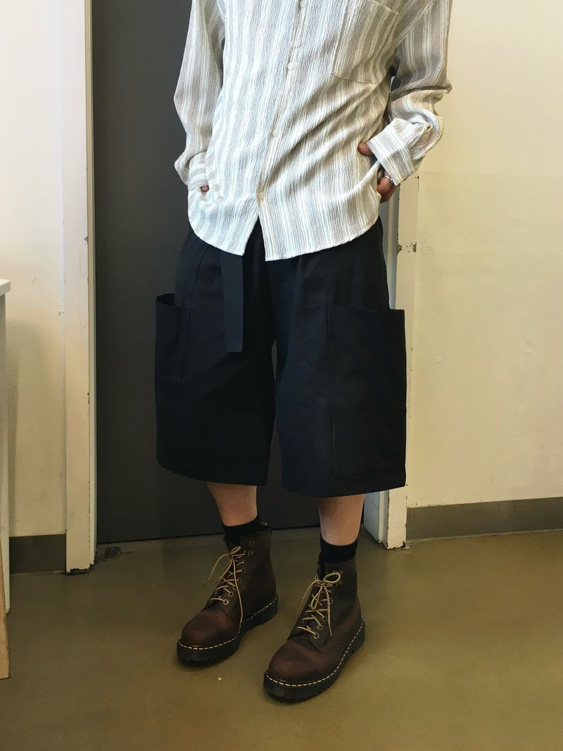 Vienne Belting Cargo Bermuda Pants 3C