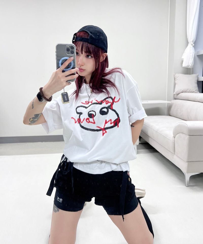 cottonrebirthclub（コットンリバースクラブ）の「YOUR MY LOVER OVER Tシャツ (4color)（トップス）」