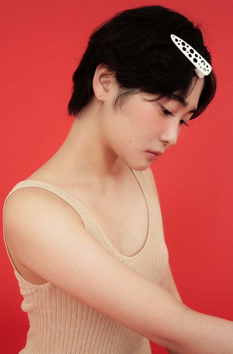 dot dot hair pin - ivory