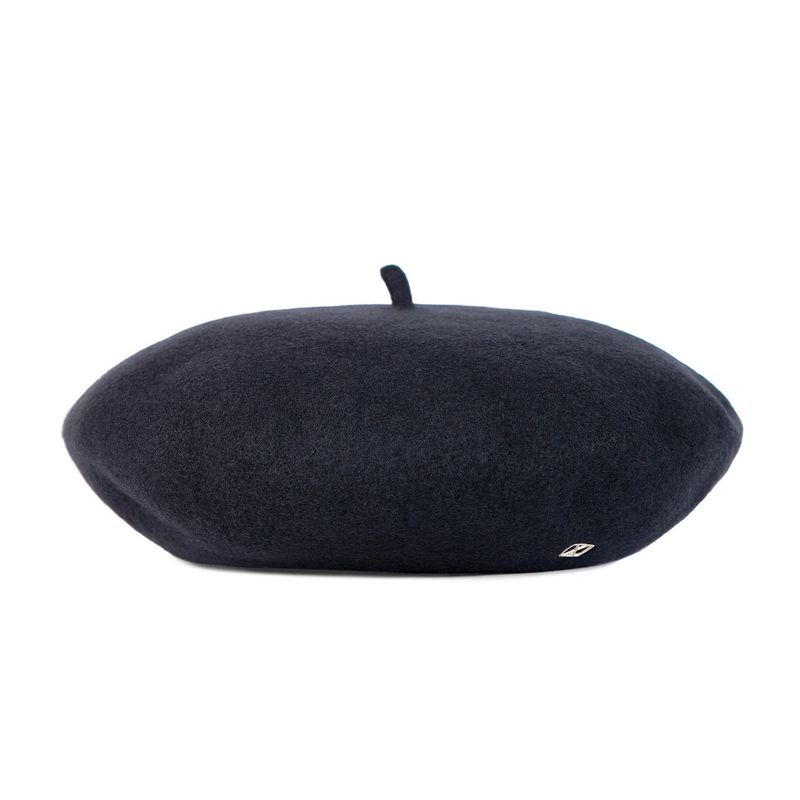 VA Square Stud Wool Beret / Gray