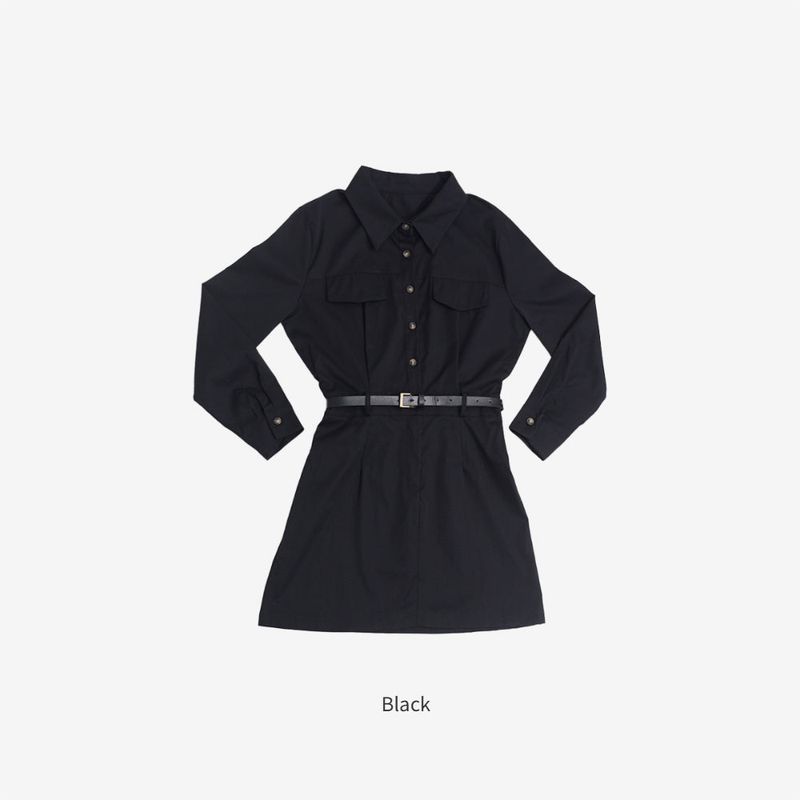 Lipton Belt Shirt Dress