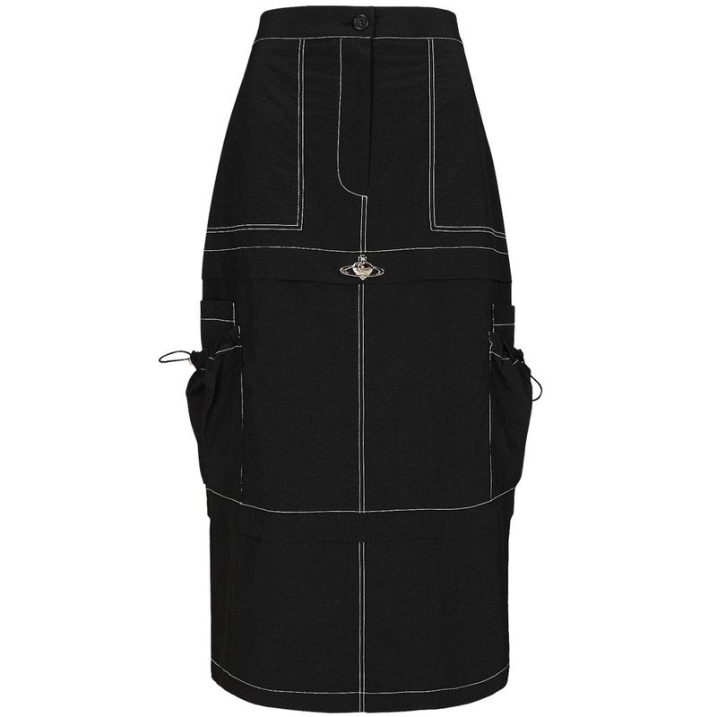 LAYER SKIRT IN BLACK