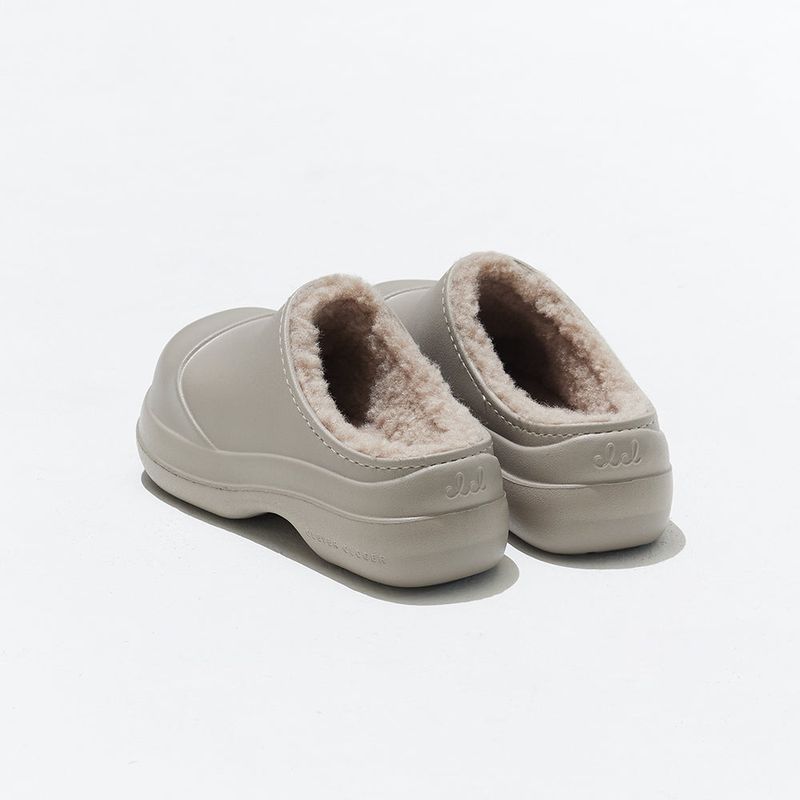 Wednesday Evening Winter Clog - Greige