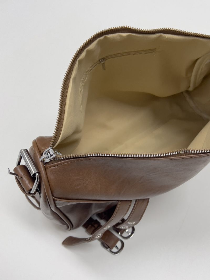 Studded Leather Shoulder Bag