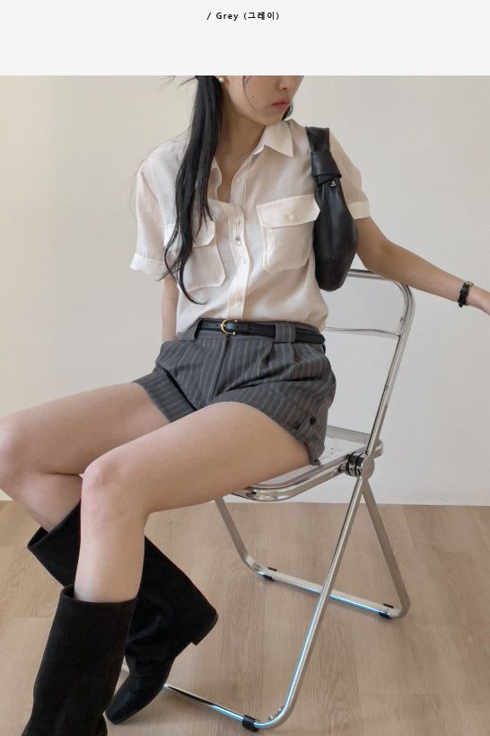 Stripe Cabra Shorts