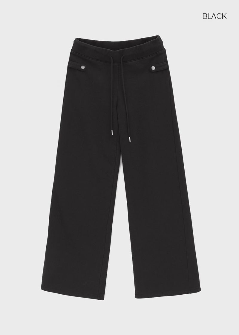 [MADE] Kihi Buckle Straight Banded Pants