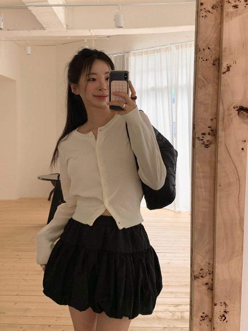 [MADE] MIETTE CASHMERE ROUND CARDIGAN