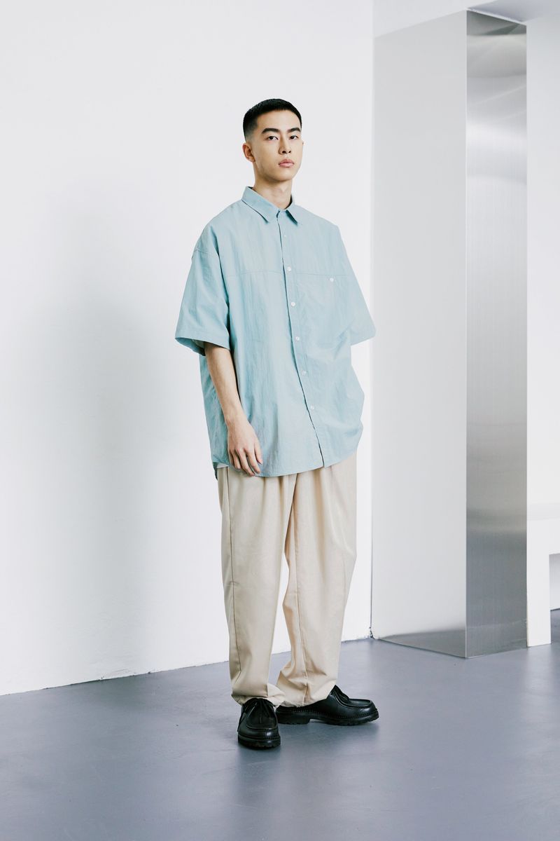 NYLON LAUNDRY SHIRT BLUE