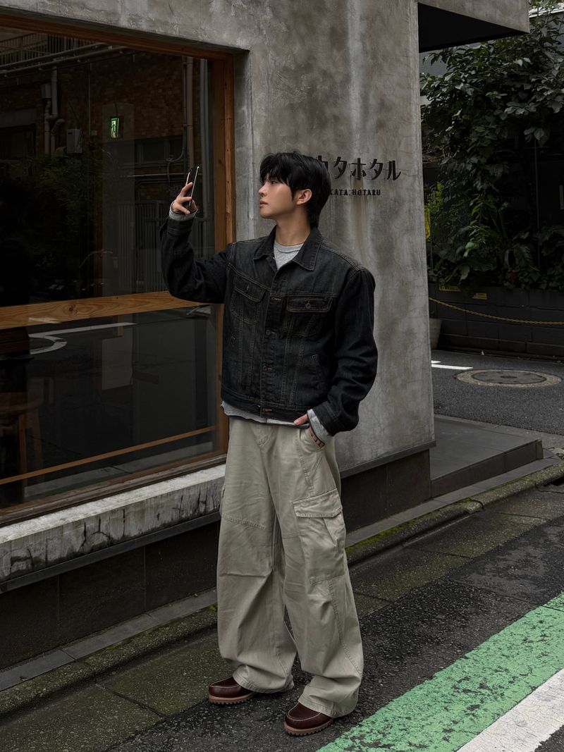 マティ スラブ カット ロングスリーブ Tシャツ
