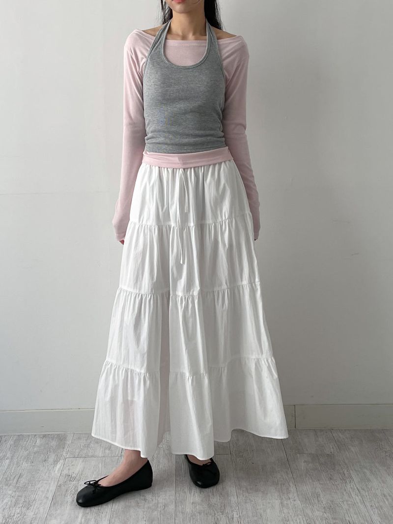 Basic Halter Neck Sleeveless