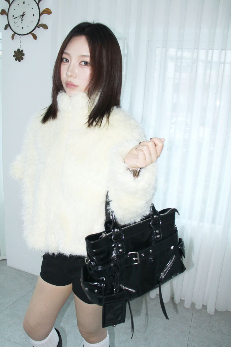 NOIR SOFT FUR JOGGER JK