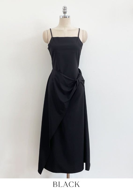 Shua Twist Wrap Bustier Long One Piece