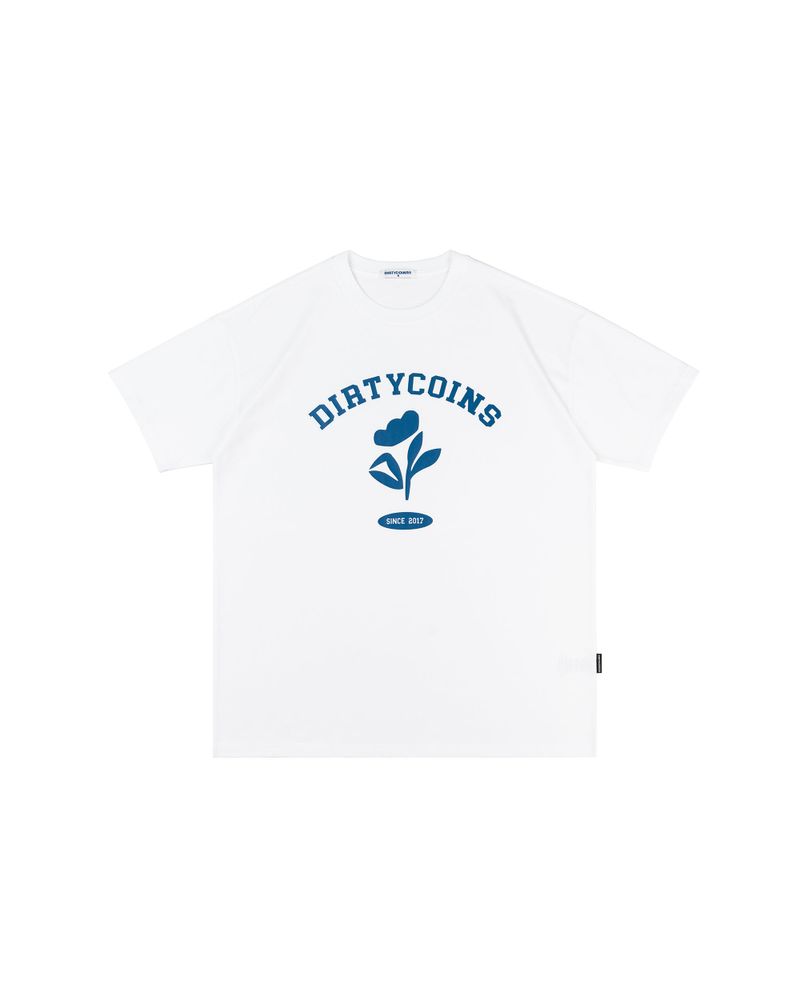 DirtyCoins(ダーティーコインズ)の「DirtyCoins Floral Silhouette White(Tops)」