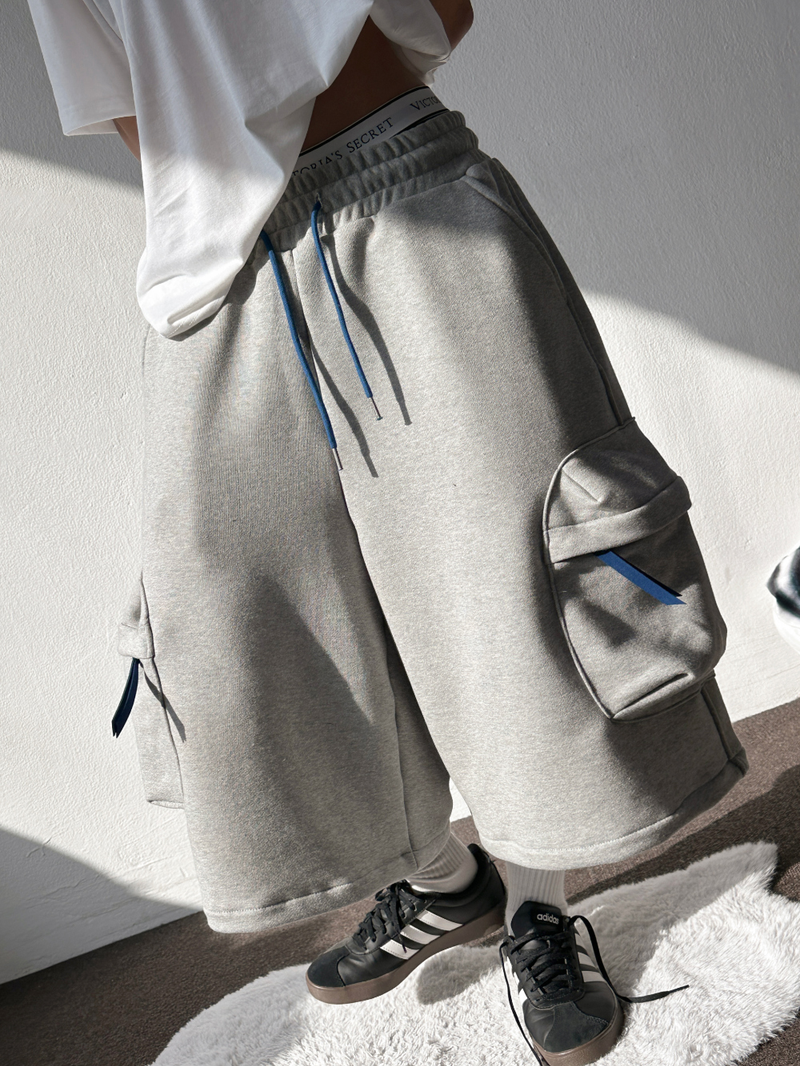 Cloud Cargo Balloon Coloring Over Bermuda Shorts 2 COLORS 