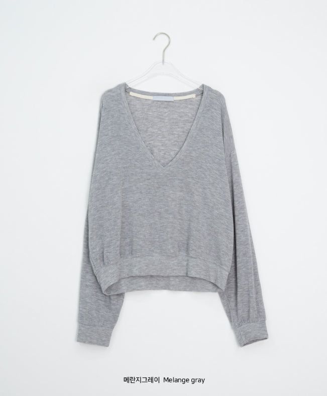 Tecto Summer V-Neck Loose-Fit Knit