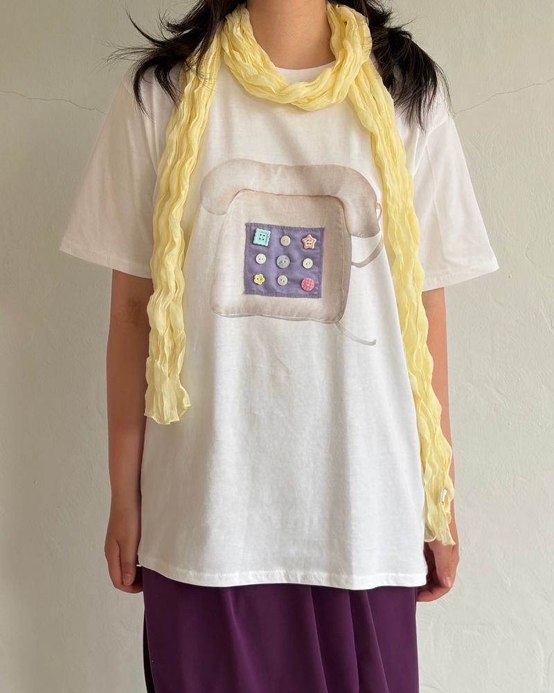 リングリング ボタンTシャツ (2colors)