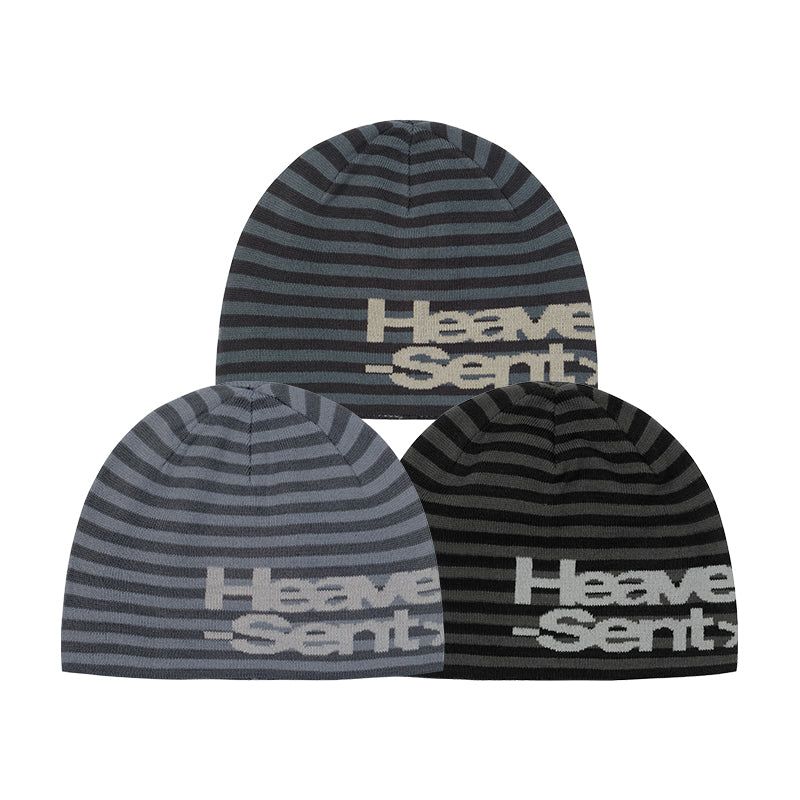 Heaven Scent Jacquard Stripe Beanie - 3COLOR