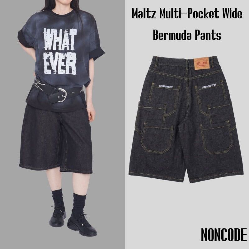NONCODE（ノンコード）の「モルツマルチポケットワイドバミューダパンツ（パンツ）」