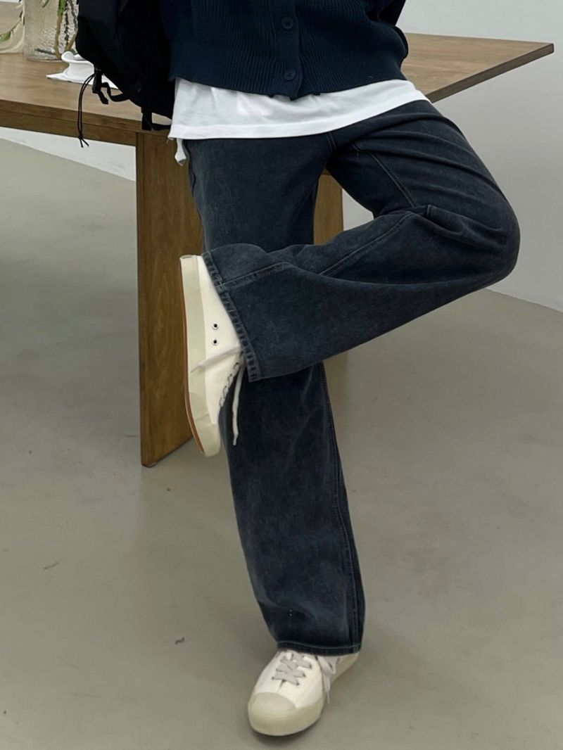 NERB SNOW BLUE SEMI DENIM PANTS(ONE COLOR)