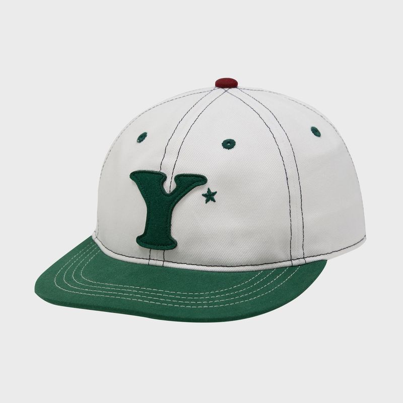 Y Logo Applique Cap IVORY