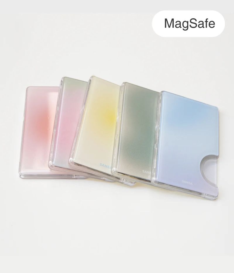 SANSA（サンサ）の「カラー オブ タイム ツー カード ウォレット(MagSafe)（バッグ）」