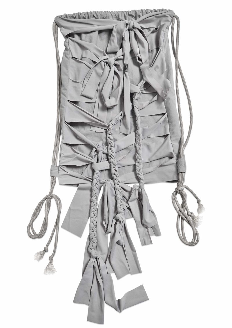FLUTTER GYM SACK . GRAY