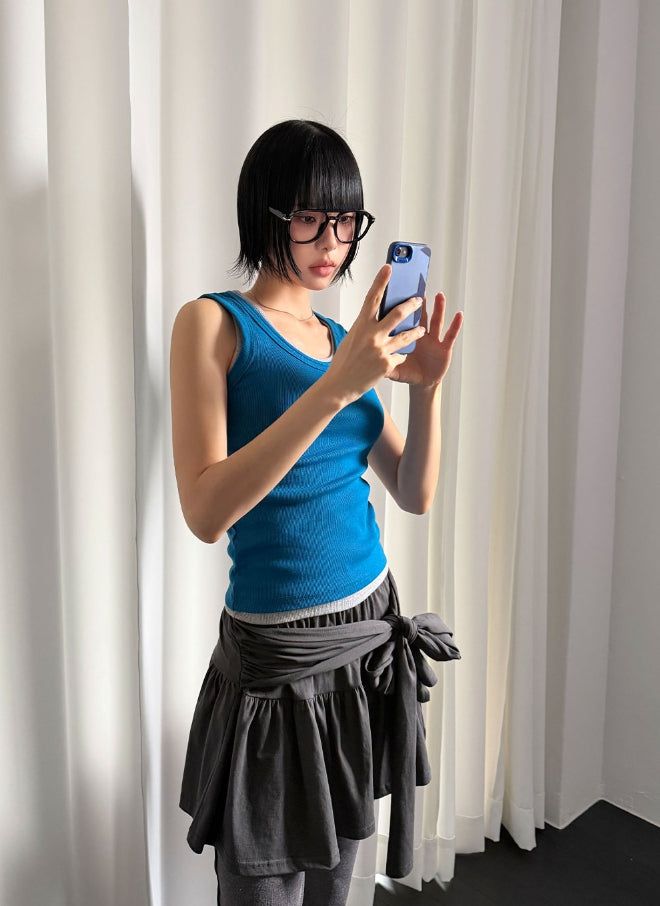 STANDARD RIBBED SLEEVELESS