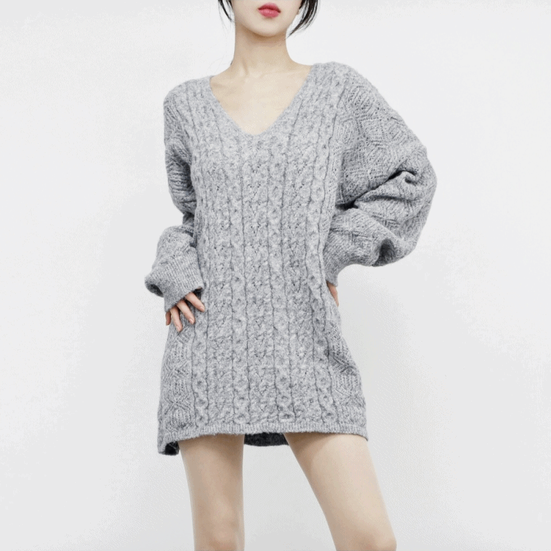 NONCODE（ノンコード）の「Behi Cable Over Knit（Tops）」