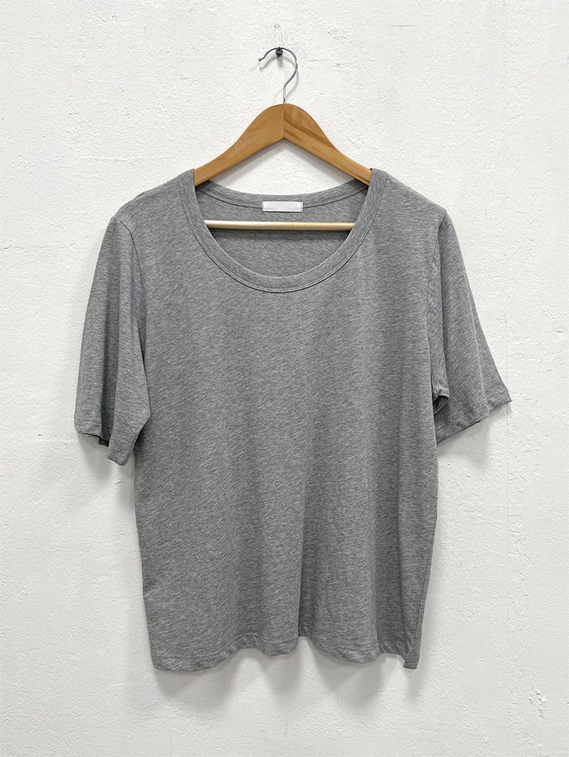 AIR U-NECK LOOSE TEE (5C)