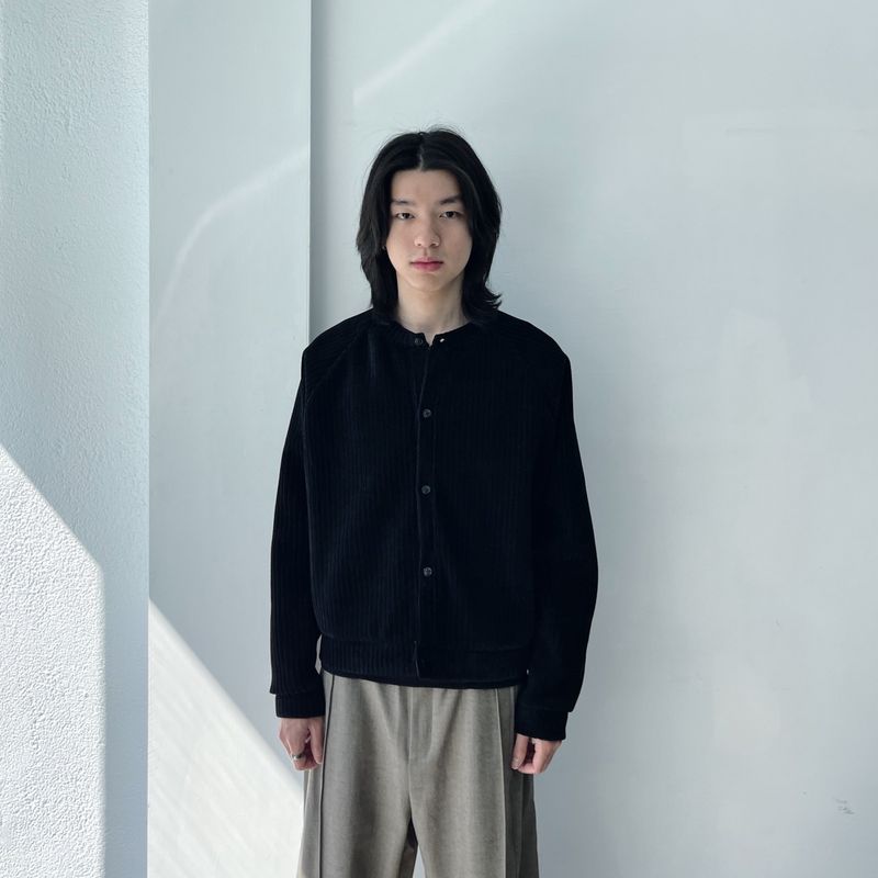 FADE MEET（フェードミート）の「ヴィンテージリブクルーネックニットセーター（トップス）」